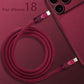 "Chubby 18" 240W Anodizing Fast Charging Cable For iPhone 18