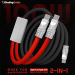 ChubbyCable 100W 2-in-1 USB-C fast charging cable