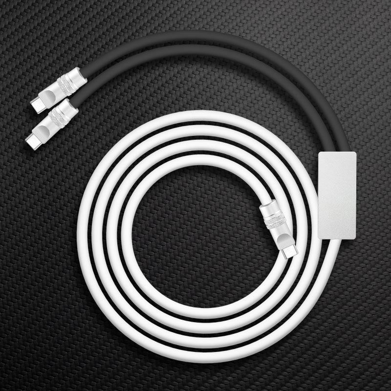 Versatile 2-in-1 USB-C and Lightning ChubbyCable