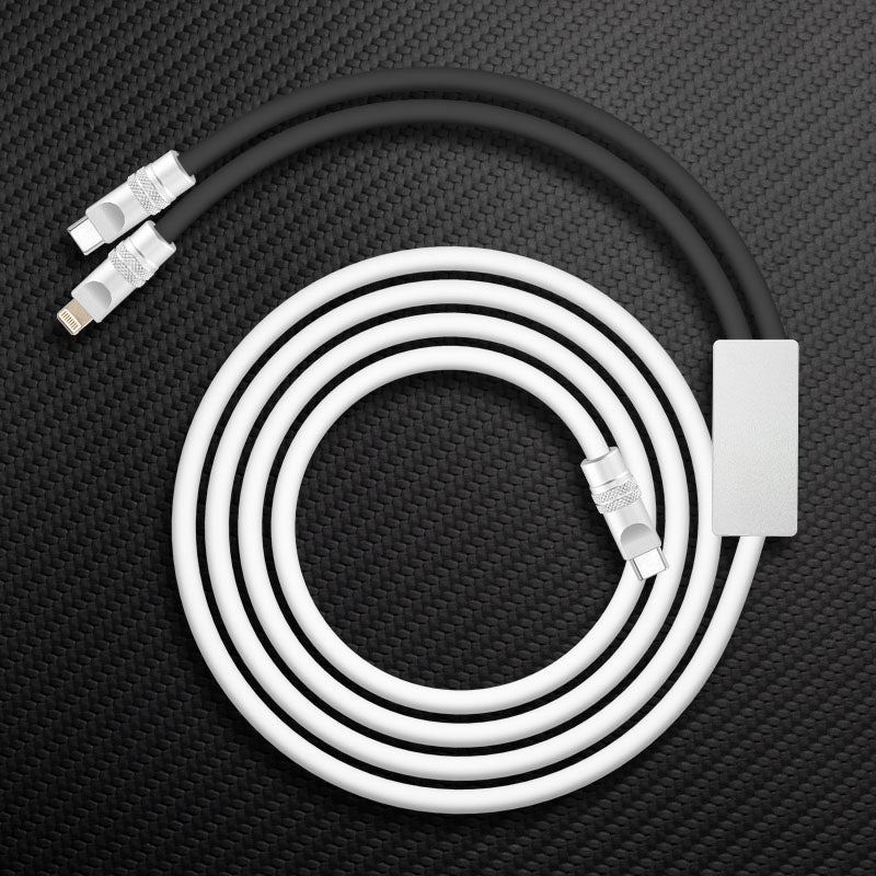 ChubbyCable 2-in-1 Lightning and USB-C charging cable