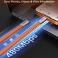 "Flat Chubby“ Silicone 240W USB C to USB C Cable - 6FT/2-Pack