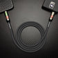 Black ChubbyCable USB charging cable with status indicator
