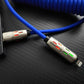 🆕"GlowCharge Pro" 240W 4-in-1 Spring Car Cable with Lights