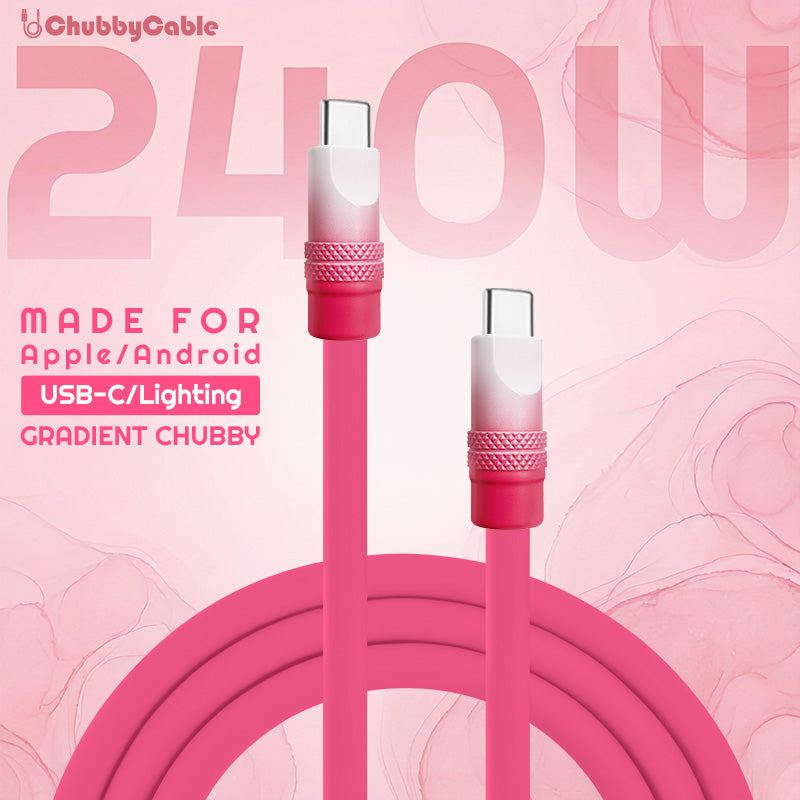"Gradient Chubby" 240W Gradient Dopamine Charging Cable