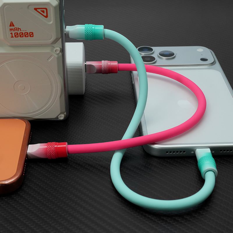 "Gradient Chubby" 240W Gradient Dopamine Power bank Friendly Cable