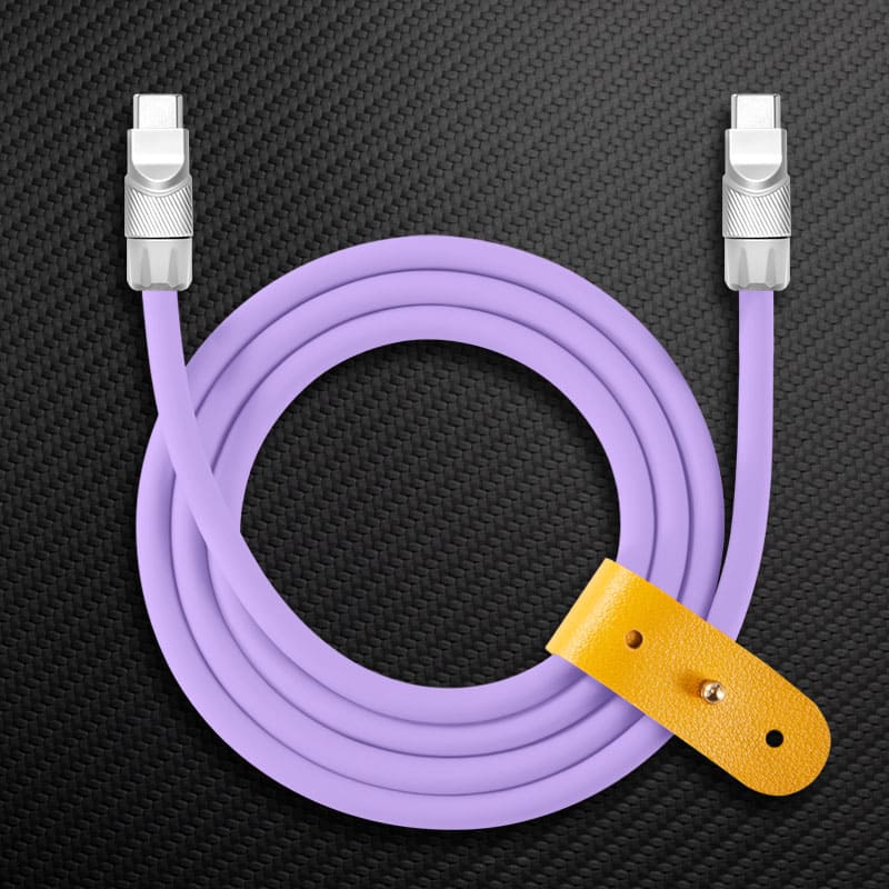 "Mecha Chubby" 240W Fast Charging Cable - 16 Vibrant Colors & Usb-C Only