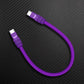 "Monochrome Chubby" Power Bank Friendly Cable - Silicone Material