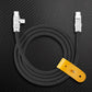 Blue Chubby Cable dual-head USB-C to Lightning multi-device charging cable