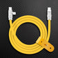 Yellow Chubby Cable 65W 2-in-1 USB-C and Lightning phone charging cord