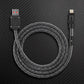 "Neon Chubby" 240W Braided Silver-Plated Fast Charging Cable