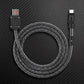 "Neon Chubby" 240W Braided Silver-Plated Fast Charging Cable
