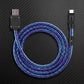 "Neon Chubby" 240W Braided Silver-Plated Fast Charging Cable