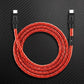 "Neon Chubby" 240W Braided Silver-Plated Fast Charging Cable