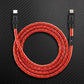 "Neon Chubby" 240W Braided Silver-Plated Fast Charging Cable