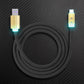 "Neon Chubby" Fast Charge Cable With Gold-plated Design