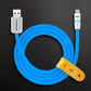 Blue ChubbyCable USB-A to Lightning cable