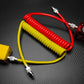 "Neon Chubby" Neon Glow Fast Charge Spring Cable with Gradient Illumination