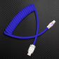 "Neon Chubby" Neon Glow Fast Charge Spring Cable with Gradient Illumination