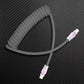 "Neon Chubby" Neon Glow Fast Charge Spring Cable with Gradient Illumination