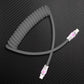 "Neon Chubby" Neon Glow Fast Charge Spring Cable with Gradient Illumination