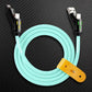 ChubbyCable mint green charging cable with leather organizer