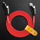 ChubbyCable red charging cable with leather organizer