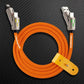 ChubbyCable orange multi-connector charging cable for devices