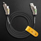 ChubbyCable black universal multi-connector charging cable