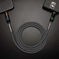 ChubbyCable 4-in-1 universal charger showing multi-color LED charging status