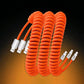 "Curly Chubby" 240W Coiled Fast Charging Cable for Car [240H Sag-Free]