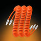 "Curly Chubby" 240W Coiled Fast Charging Cable for Car [240H Sag-Free]