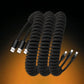 "Curly Chubby" 240W Coiled Fast Charging Cable for Car [240H Sag-Free]