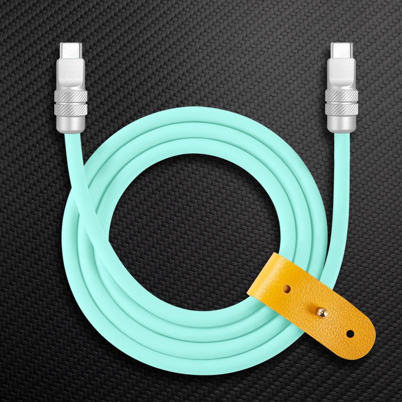 "SPIRAL EXTURE" 240W Metal Connect Fast Charging Cable