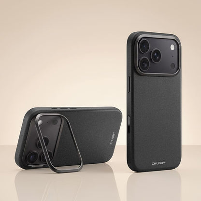ChubbyArmor SandSkin - Premium Sand-Matte MagSafe Case with Built-in Stand