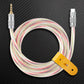 Rainbow tie-dye color Chubby Cable USB-C to 3.5mm audio aux cord.
