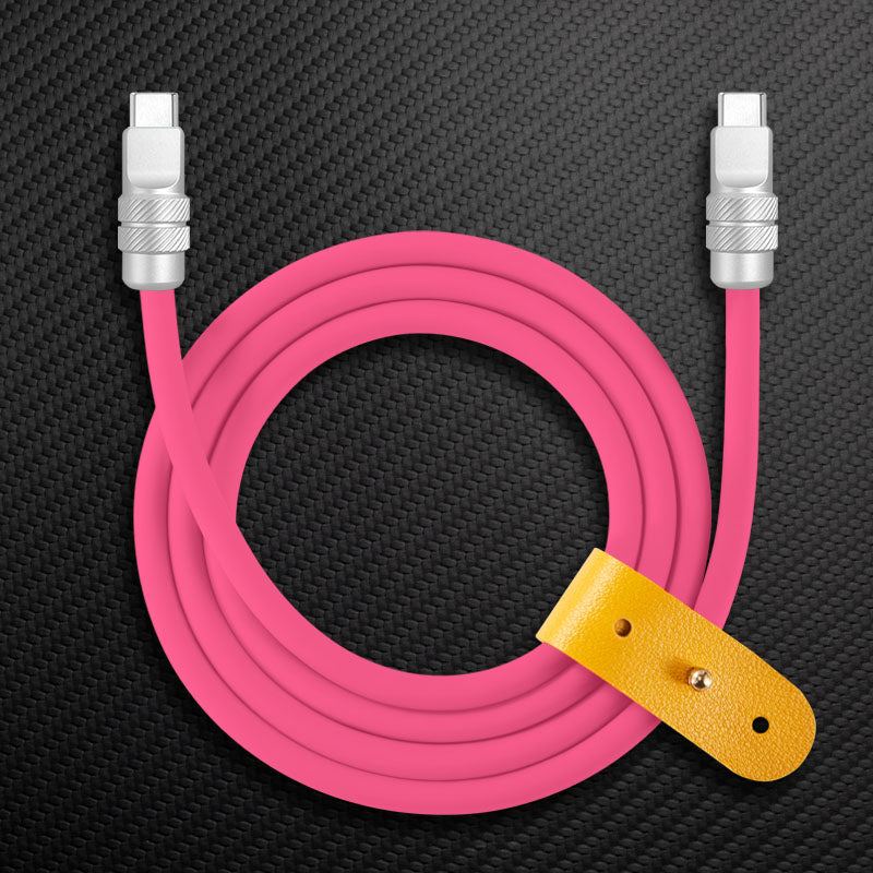 "Spiral Exture" 240W Metal Connect Fast Charging Cable