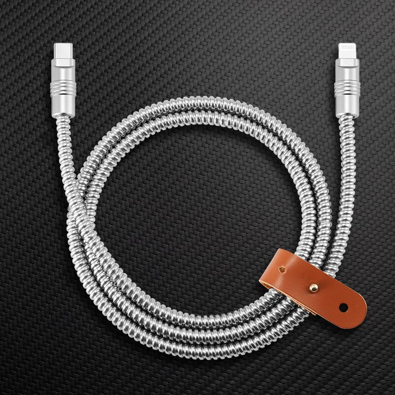 "SteelGuard Max" Ultimate Anti-Bite Reinforced Charging Cable
