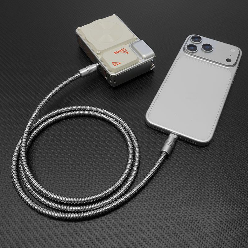 "SteelGuard Max" Ultimate Anti-Bite Reinforced Charging Cable