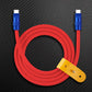 "TechnoGloss" 240W Reflective Shine Charge Cable C+Lightning