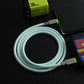 "Thin Chubby" 240W Smart Light Charging Cable With Mirrored & Frosted Connector