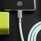 "Thin Chubby" 240W Smart Light Charging Cable With Mirrored & Frosted Connector