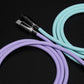 "Thin Chubby" 240W Grainy Texture Charging Cable With Mirrored Connector