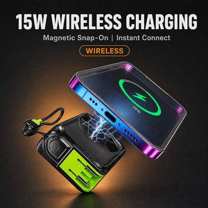 ChubbyCharge BoostMag - Magnetic 10,000mAh Power Bank & Wall Charger