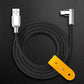 "Thin Chubby" 240W Charging Cable - 90° Elbow Design & Mirrored Connector