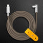 "Thin Chubby" 240W Charging Cable - 90° Elbow Design & Mirrored Connector
