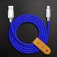 "Thin Chubby" 240W Grainy Texture Charging Cable With Mirrored Connector