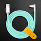 "Thin Chubby" 240W Charging Cable - 90° Elbow Design & Mirrored Connector