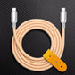 "Thin Chubby" 240W Knit Braided Fast Charging Cable With Mirrored Connector