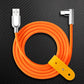 "Thin Chubby" 240W Charging Cable - 90° Elbow Design & Mirrored Connector