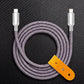 "Thin Chubby" 240W Knit Braided Fast Charging Cable With Mirrored Connector